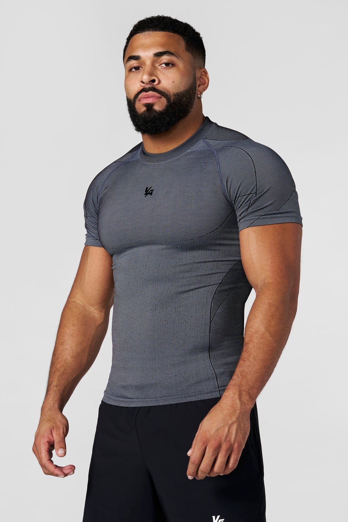 4339 - FORME COMPRESSION TEES - Grey