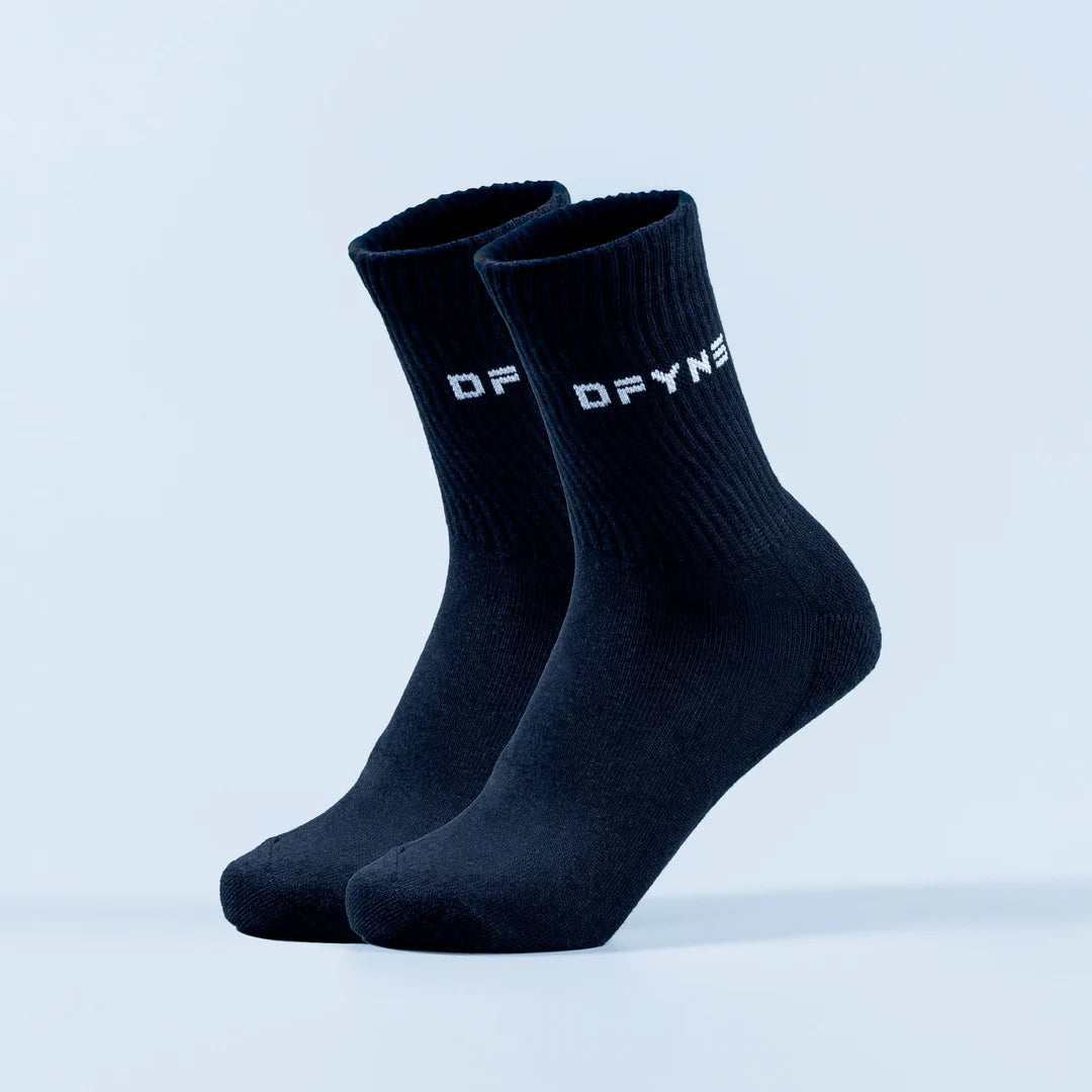 Revive Crew Socks Black