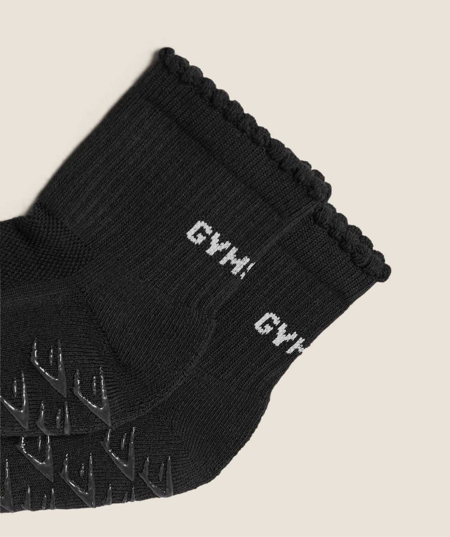 FRILL PILATES MIDI SOCK Black