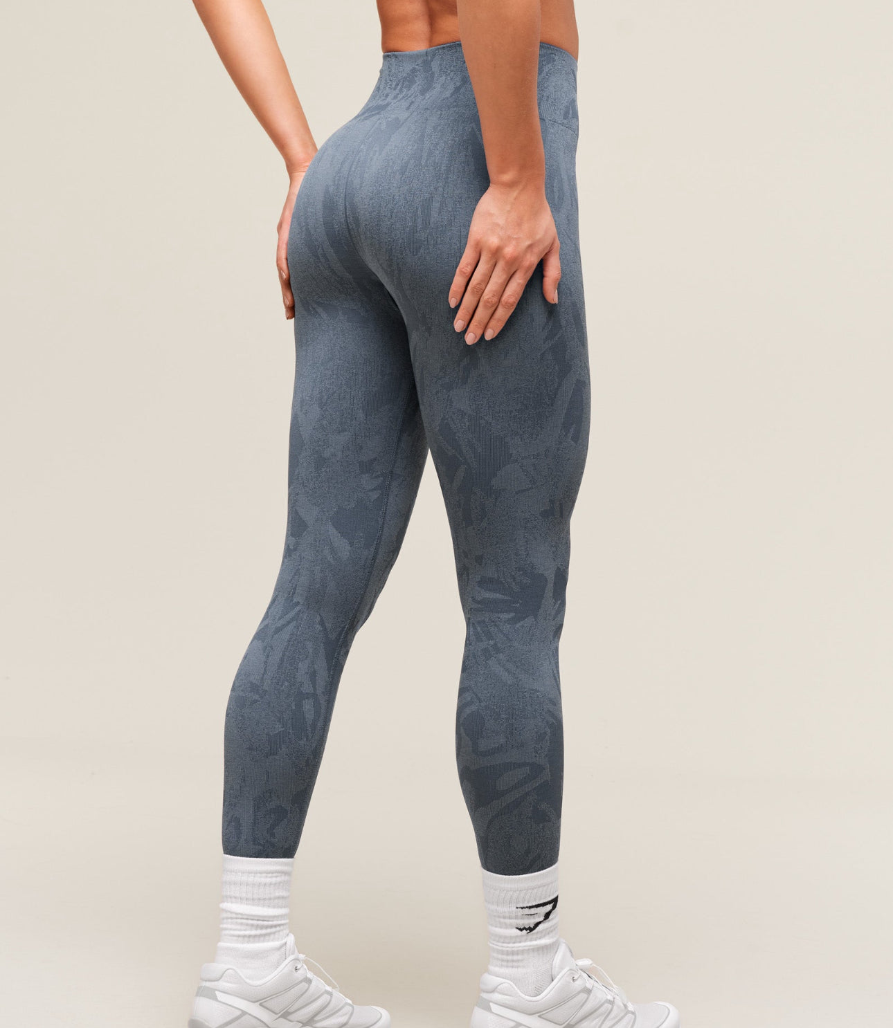 Adapt Camo Seamless Leggings - Blue