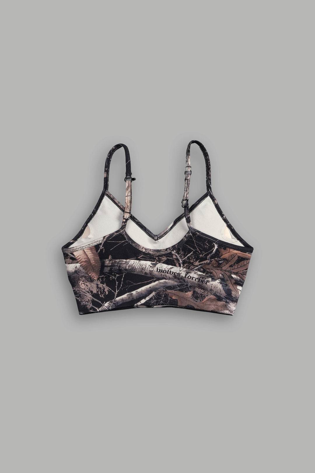 Our Passion "Everson Seamless" Sports
Bra in Darc Brown Woodland Camo