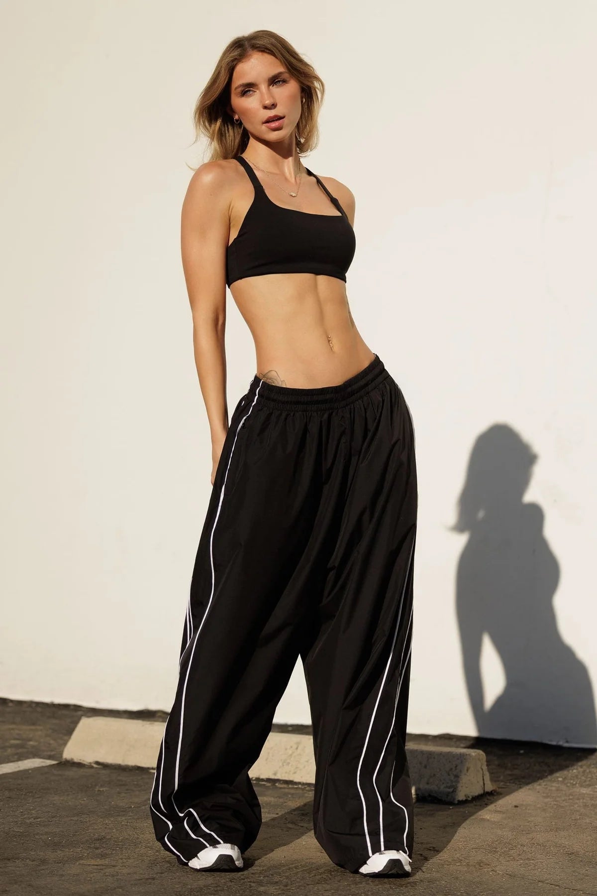 W2300 - Elevate Track Pants Black