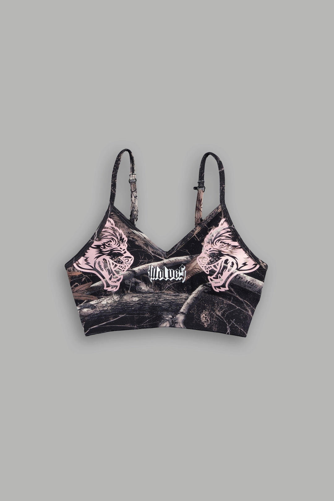Our Passion "Everson Seamless" Sports
Bra in Darc Brown Woodland Camo