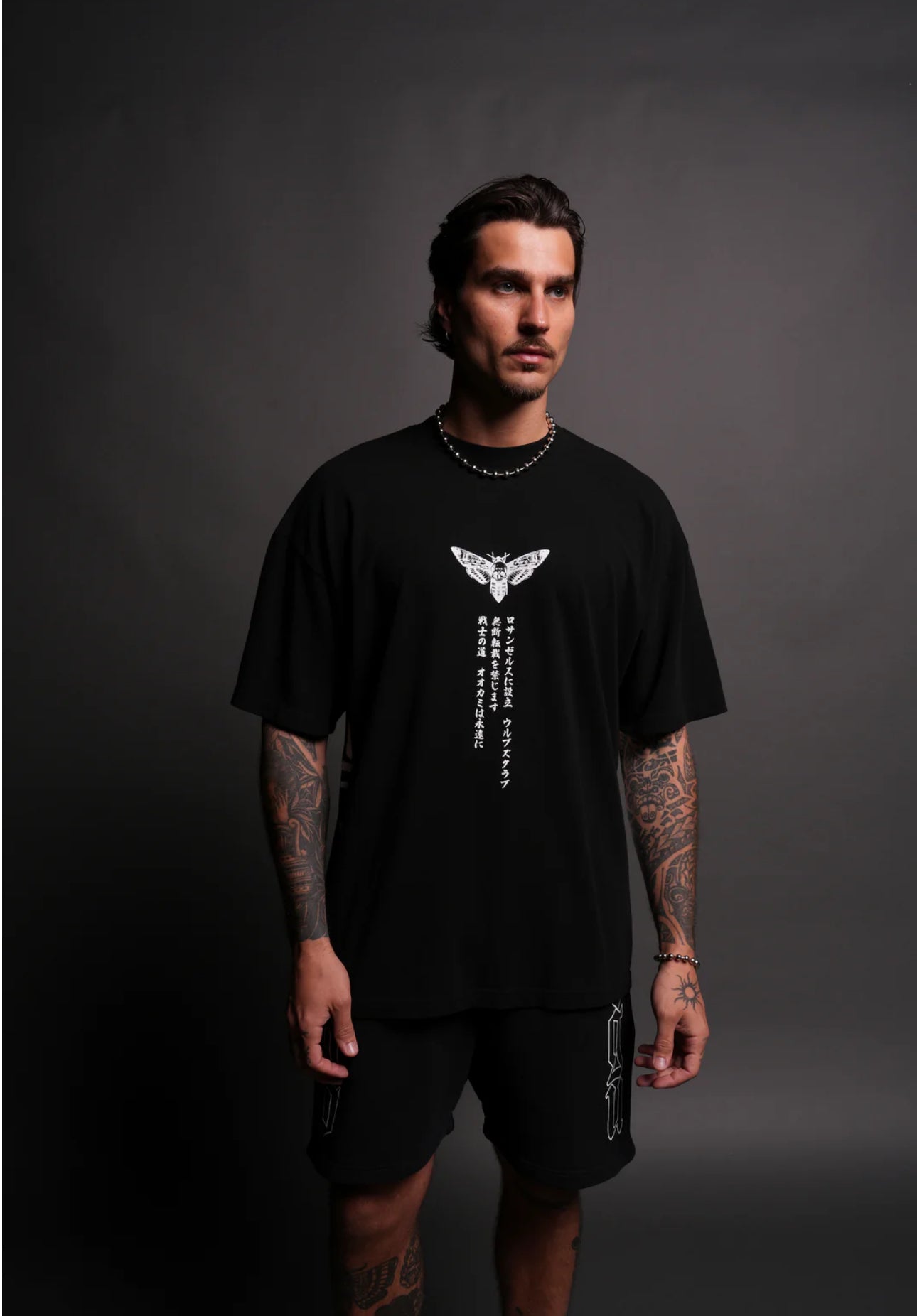 TANJIRO "SIDE BY SIDE" SERIES PREMIUM TEE IN BLACK
