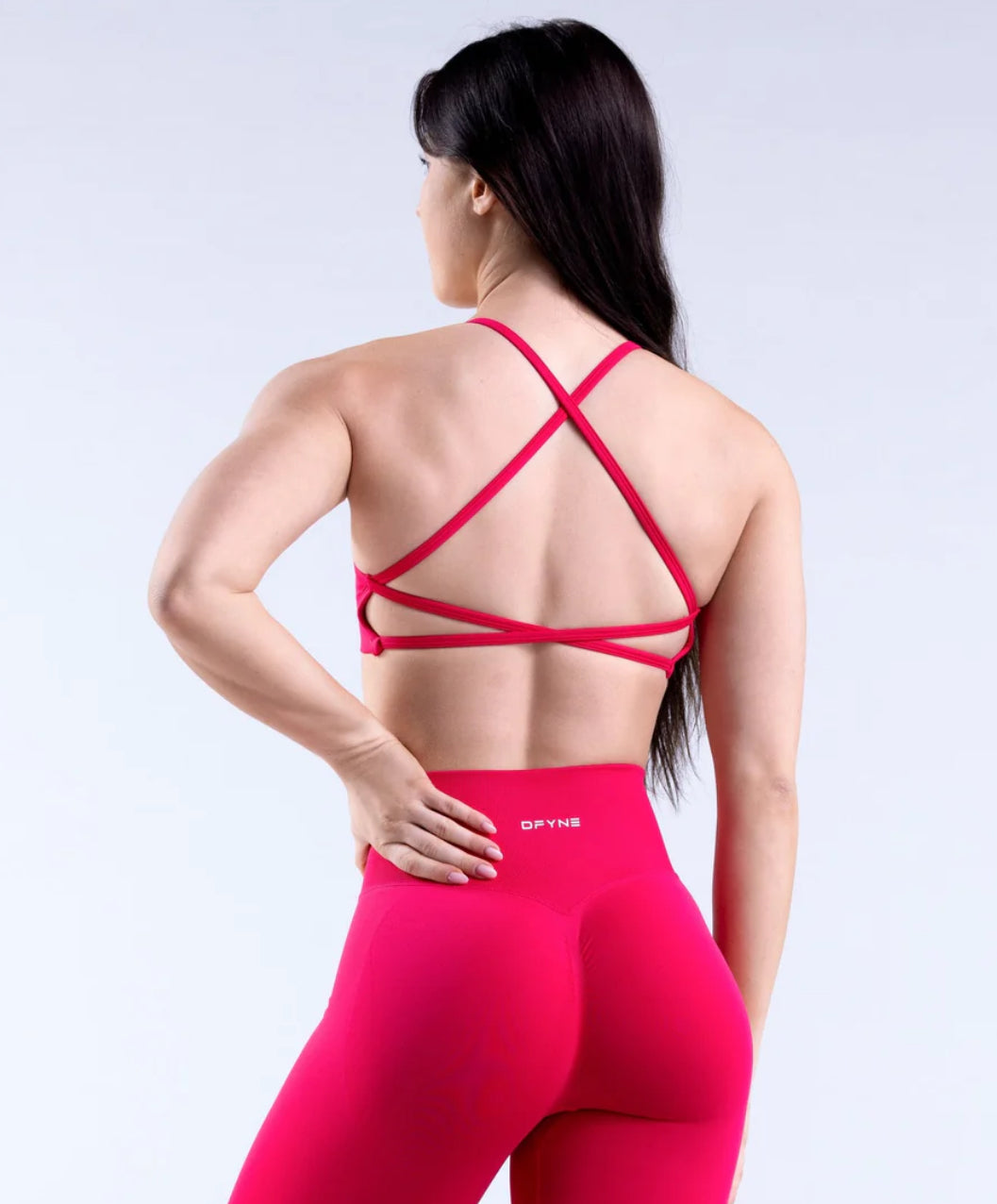 Dynamic Backless Sports Bra Pink