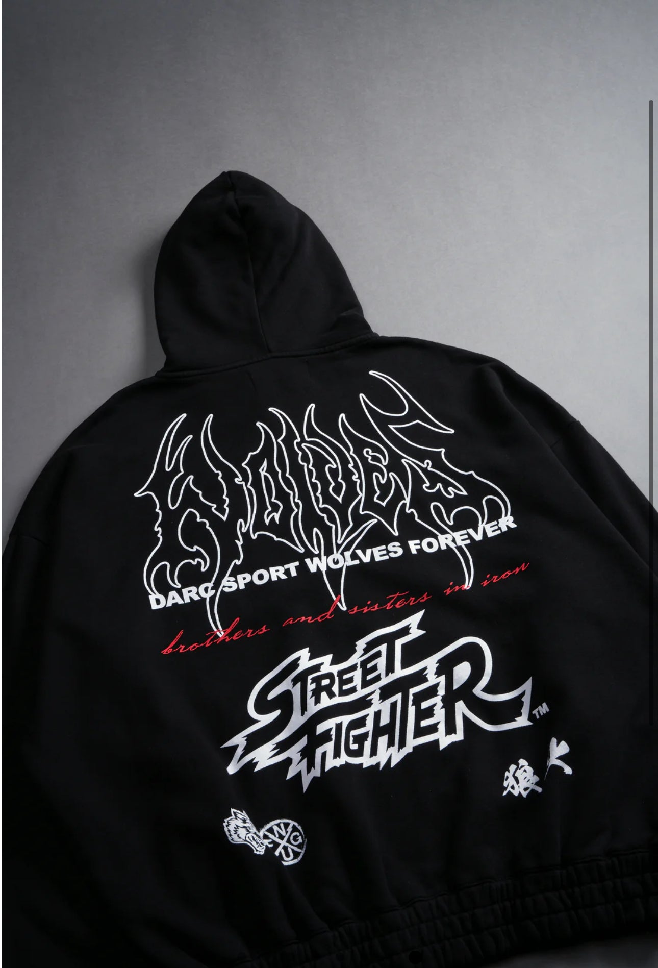 FINAL BOSS "CHAMBERS" ZIP HOODIE IN BLACK