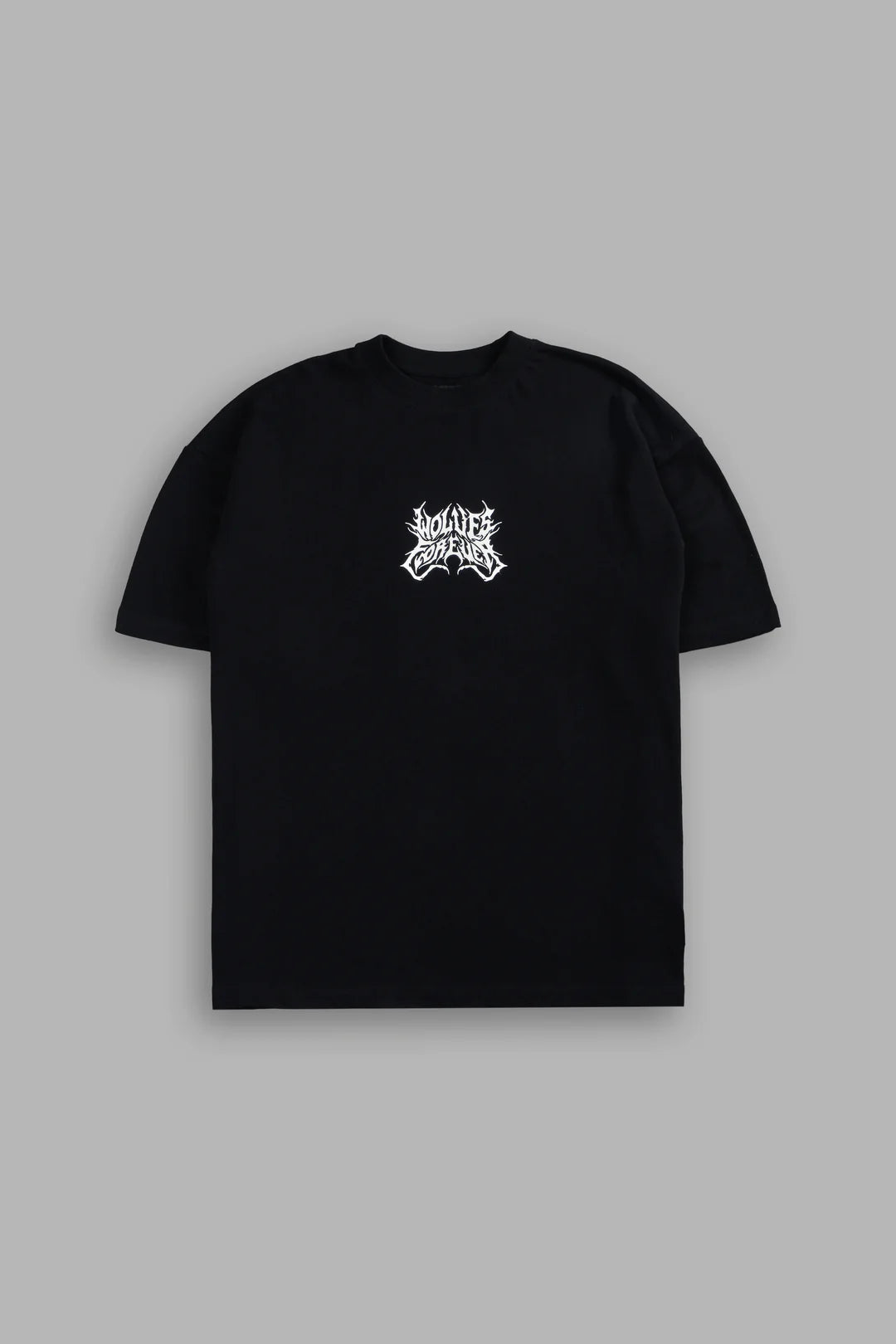 GRIM HALO "PREMIUM" OVERSIZED TEE IN BLACK