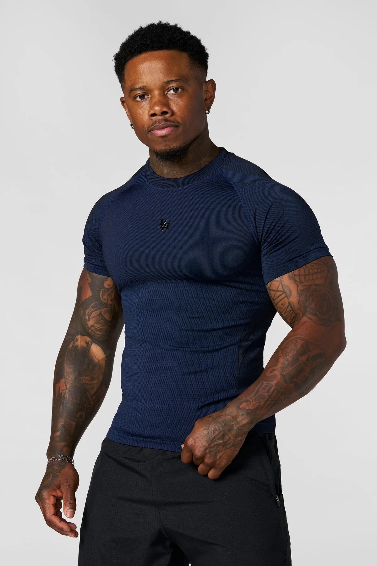 4339 - FORME COMPRESSION TEES - Navy