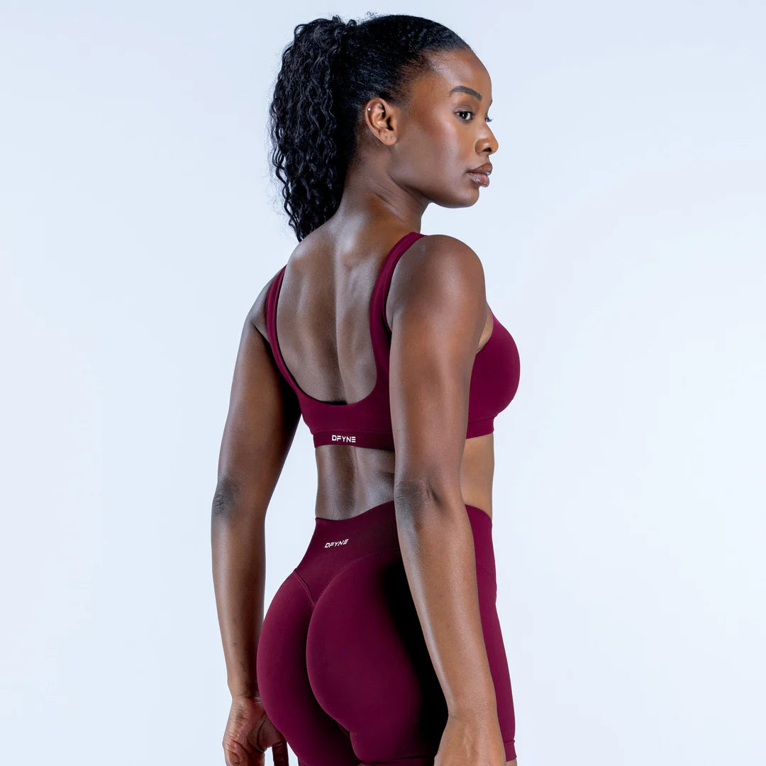 Impact Scoop Back Bra Winter Berry
