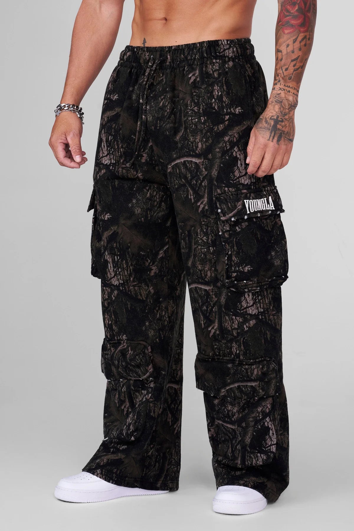 2033 - HERITAGE CARGO SWEATS Dark Tree Camo