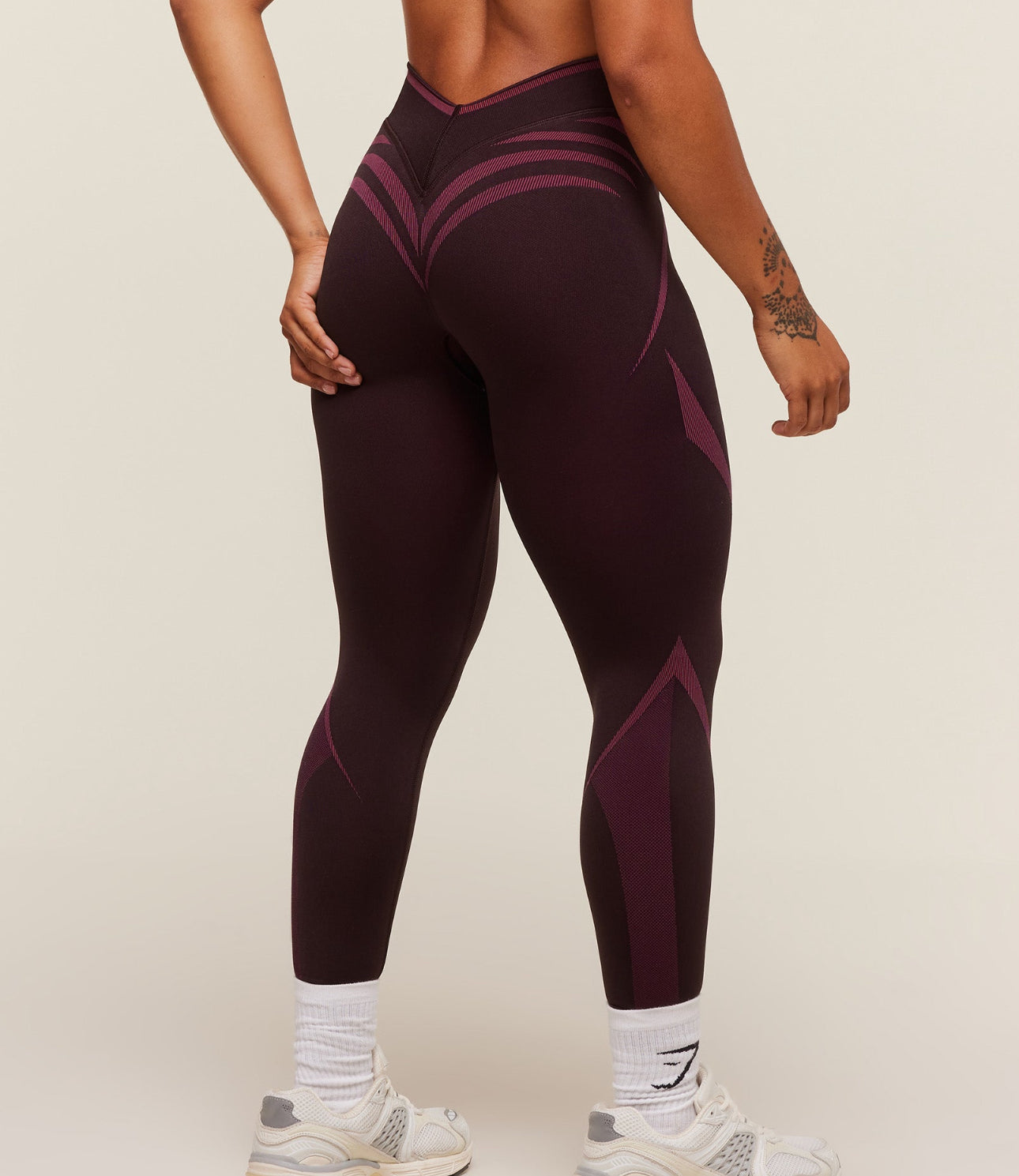 Apex Lift Seamless Leggings - Cherry Purple/Build Pink