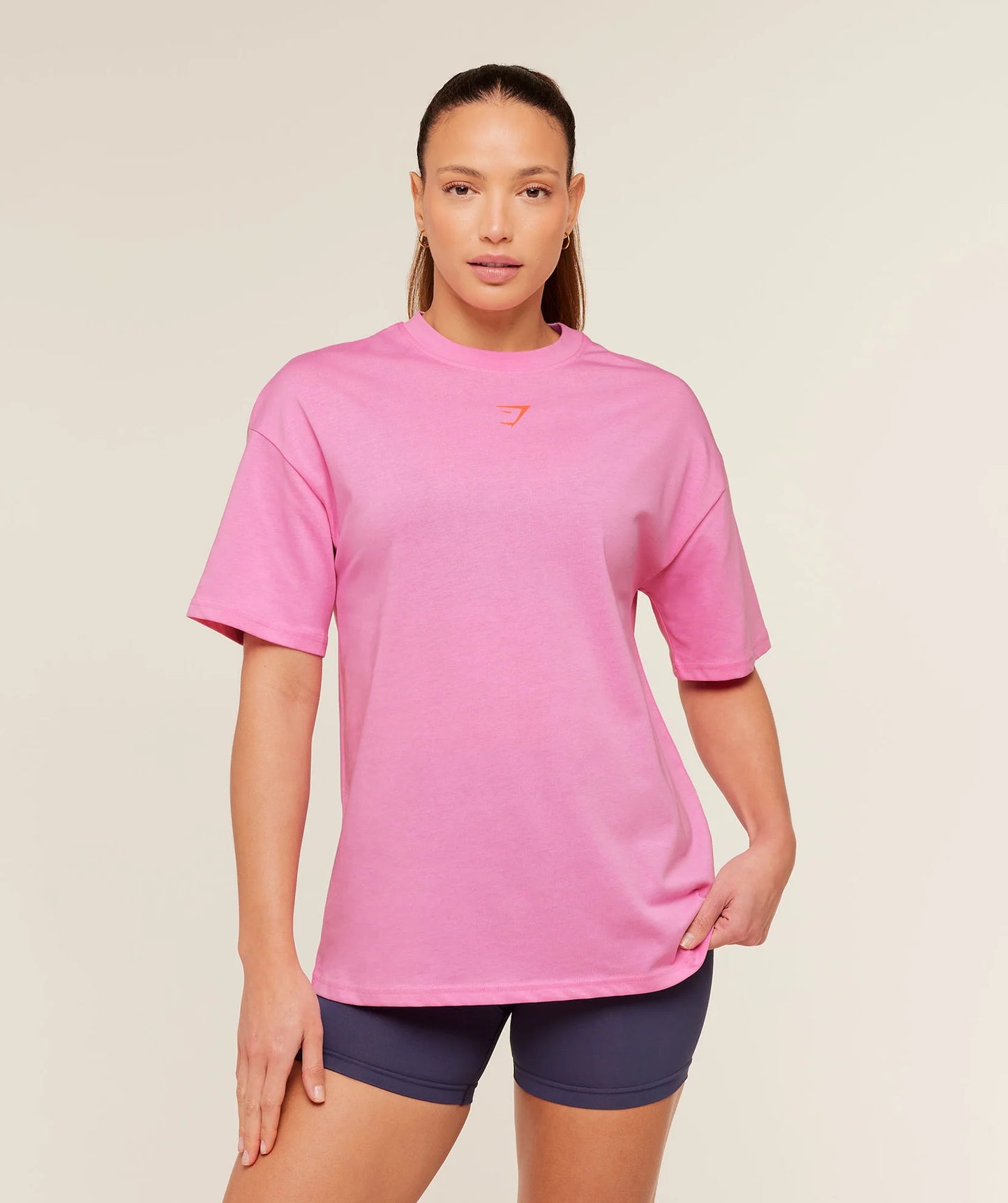 GS POWER OVERSIZED T-SHIRT Focus Pink