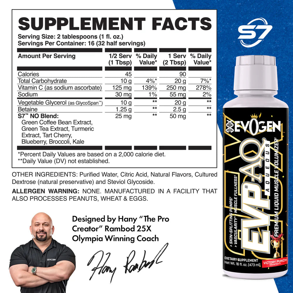 EVOGEN EVP - AQ Liquid Glycerol Victory Punch