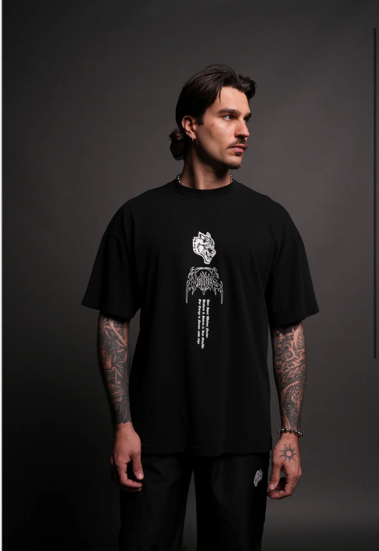 AKUMA FOREVER "PREMIUM" OVERSIZED TEE IN BLACK