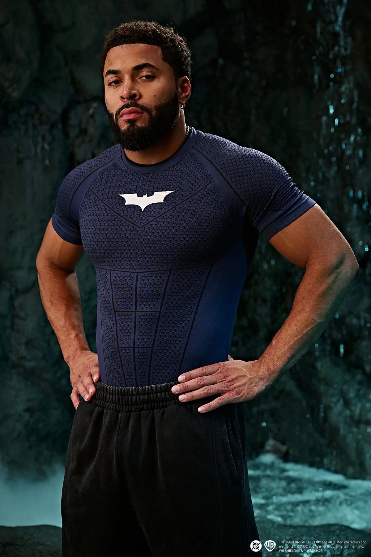 4259 - BATMAN COMPRESSION TEES Blue