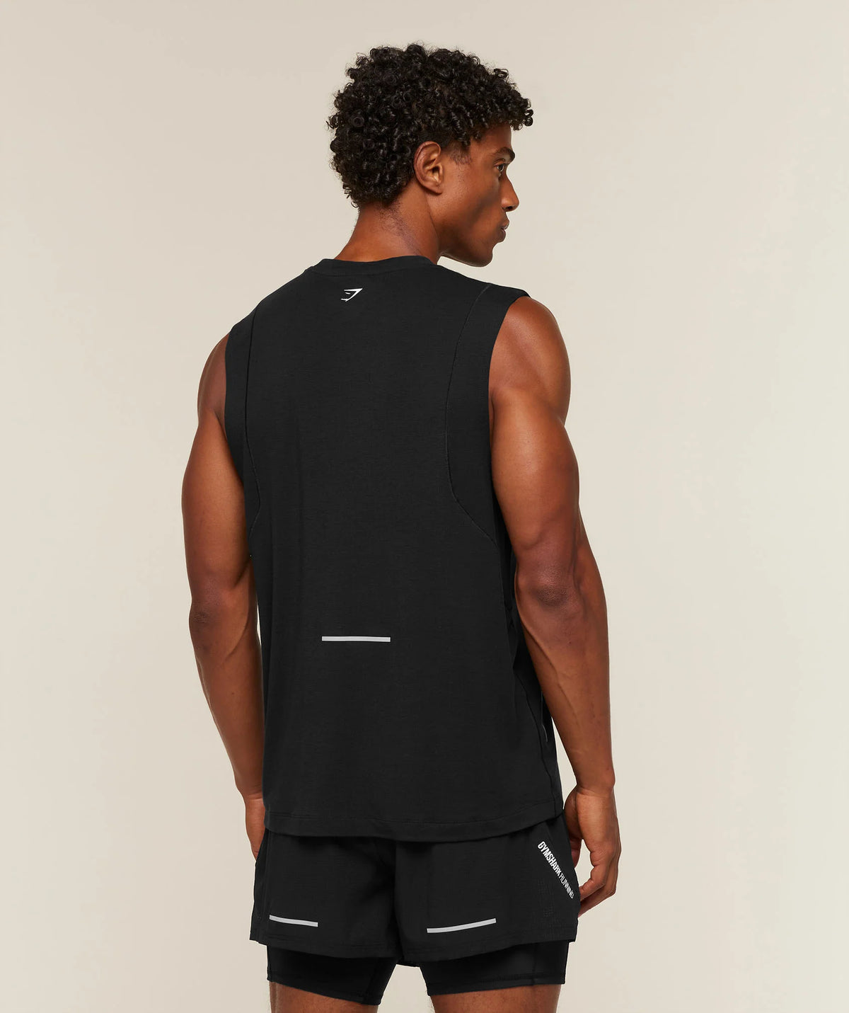 Gymshark Running Boxy Tank - Black