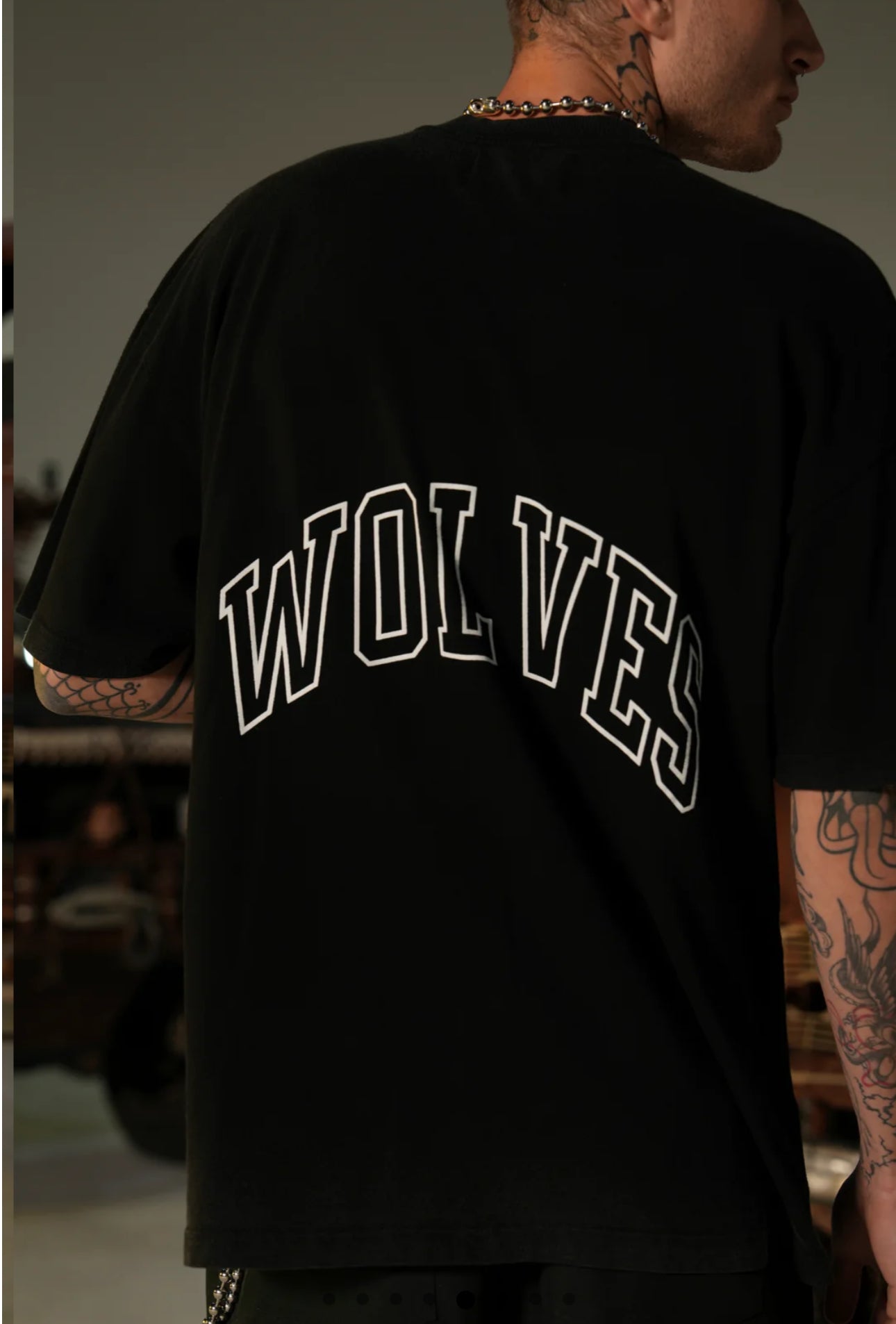 SON OF ODIN "PREMIUM" OVERSIZED TEE IN BLACK