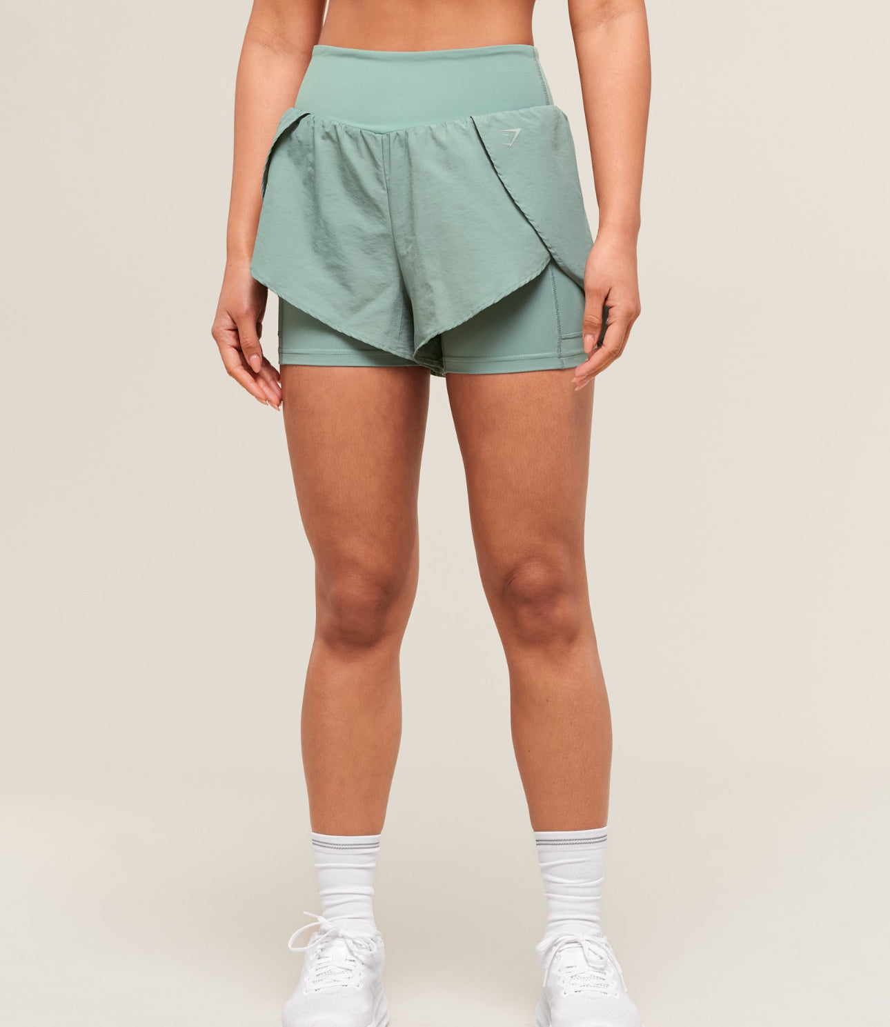 Running 2-in-1 Shorts - Celeste Blue