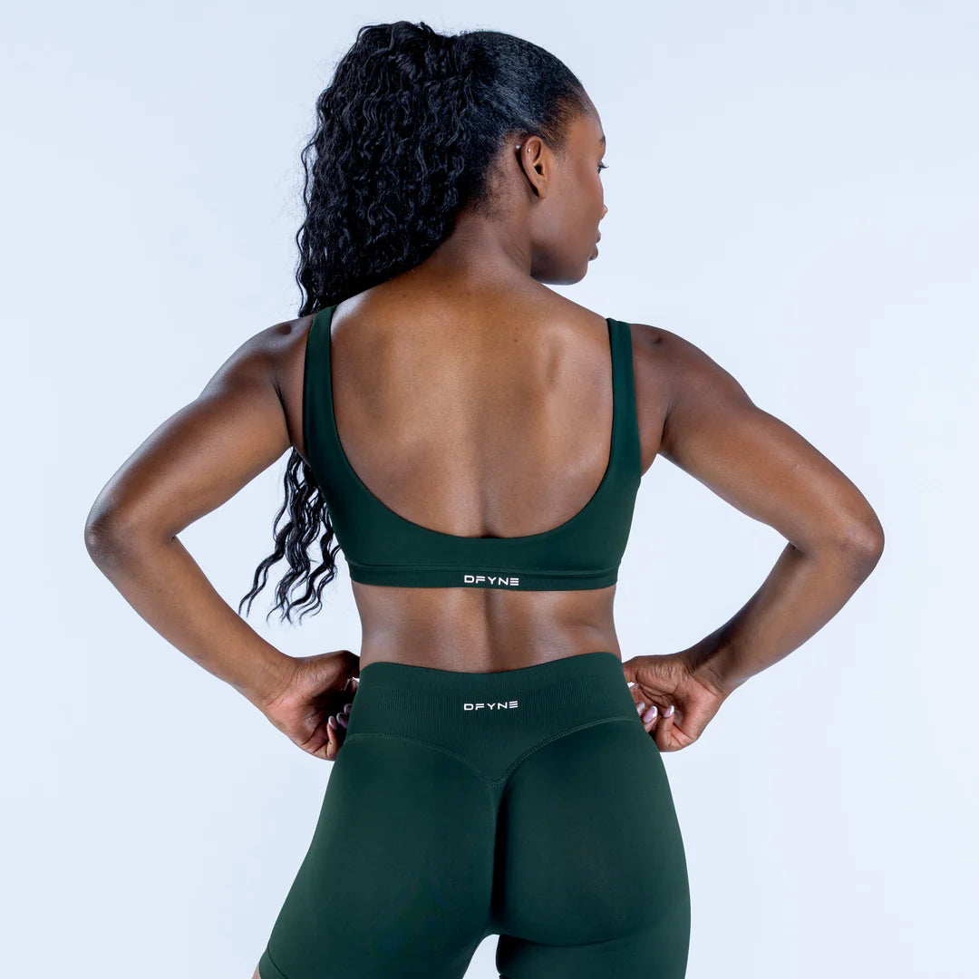 Impact Scoop Back Bra Pine
