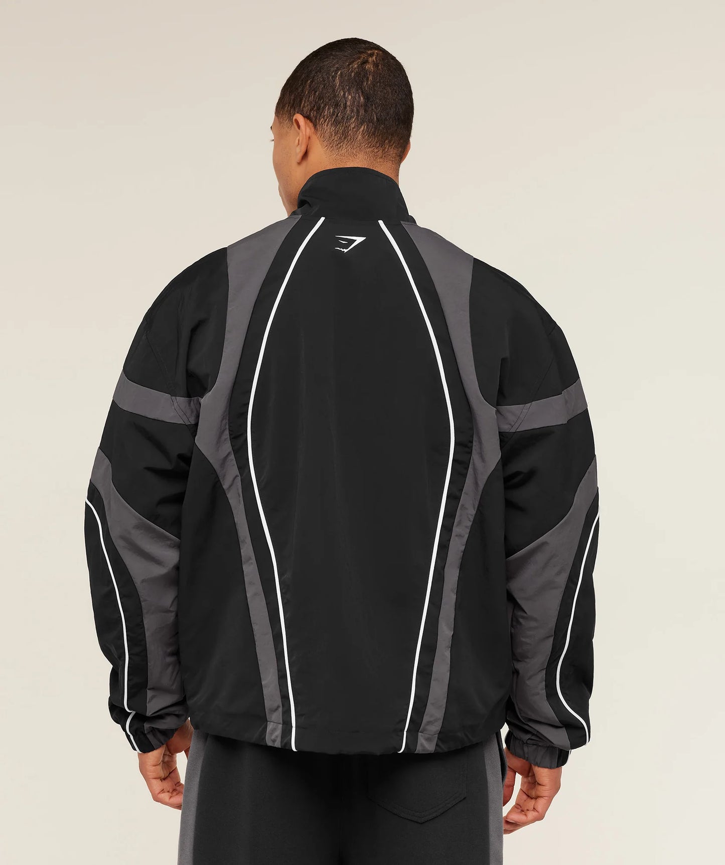 GYMSHARK X CARLOS BELCAST TRACK JACKET - GS BLACK