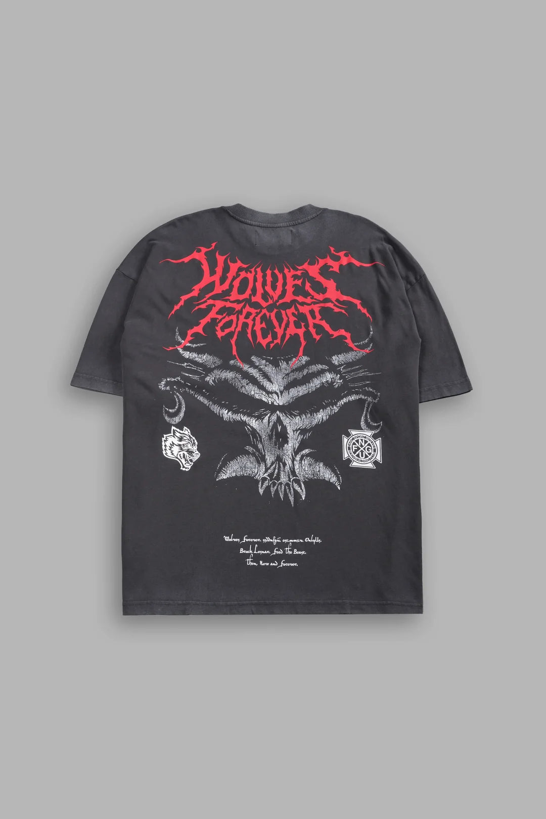 SSDDNFGU HESH PREMIUM OVERSIZED TEE IN DARC COBALT