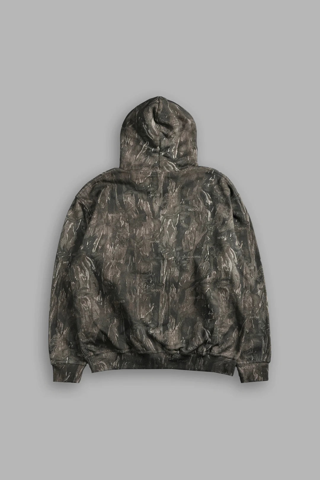 MIDNIGHT WOLVES "PIERCE" HOODIE IN VINTAGE NORSE CAMO