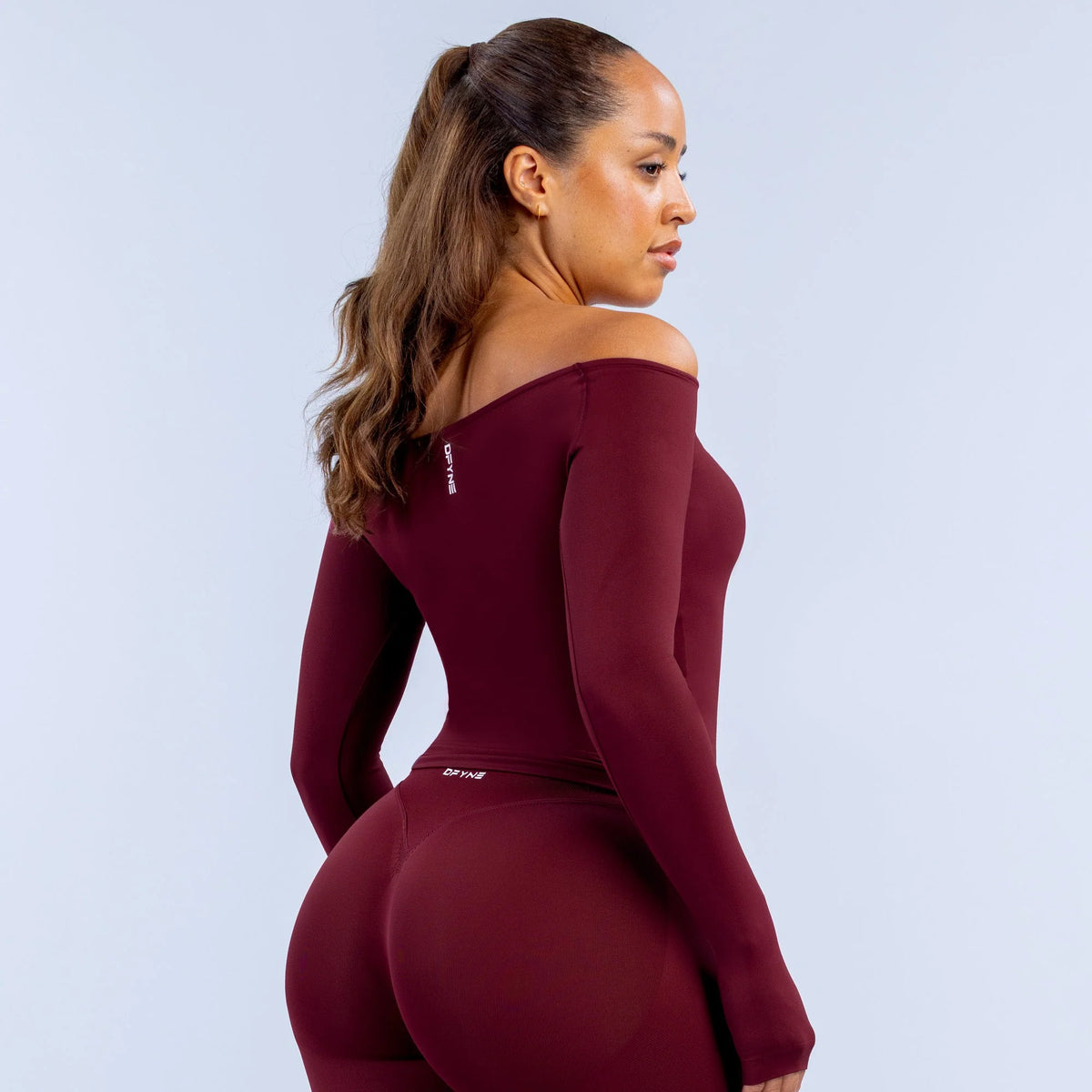 Vision Long Sleeve Top Maroon