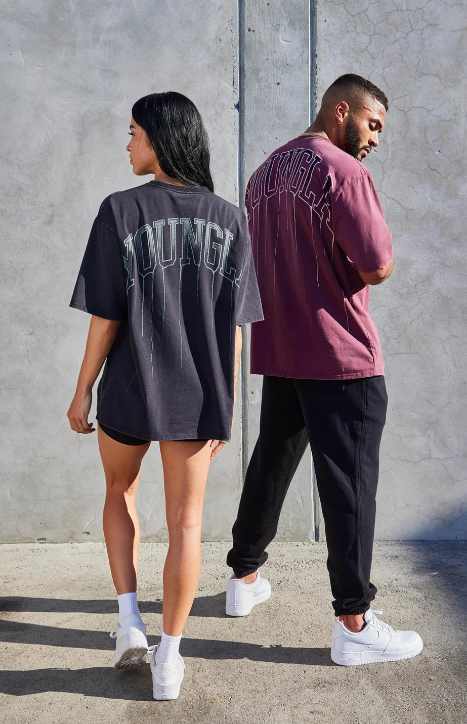 W428 - DRIP OVERSIZED TEE Black