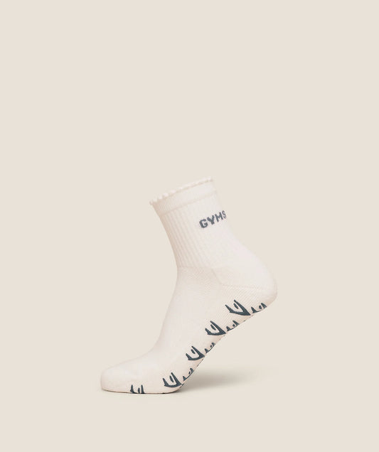 FRILL PILATES MIDI SOCK Iron Blue