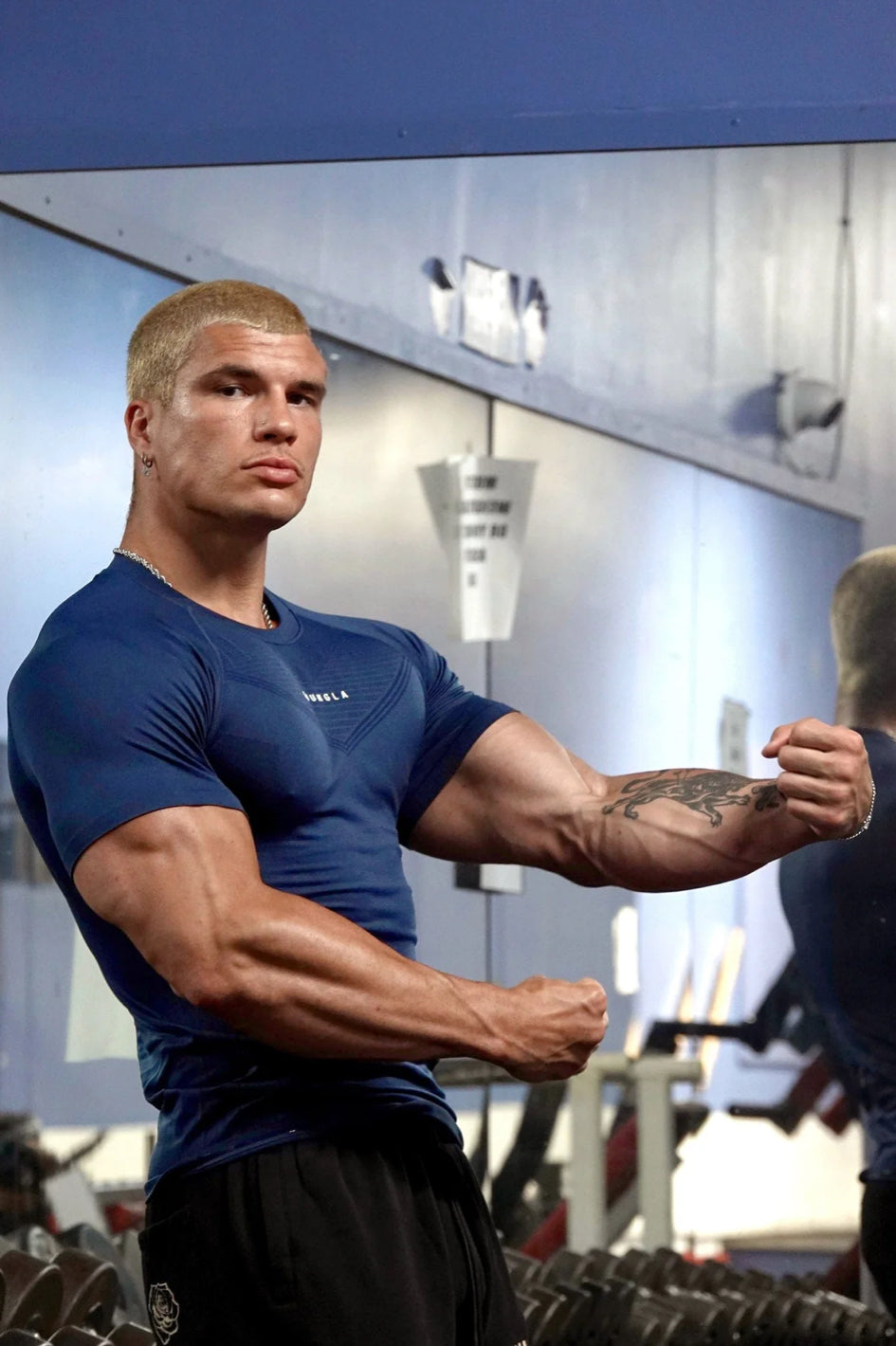 475 SuperVillain Compression Tees Navy
