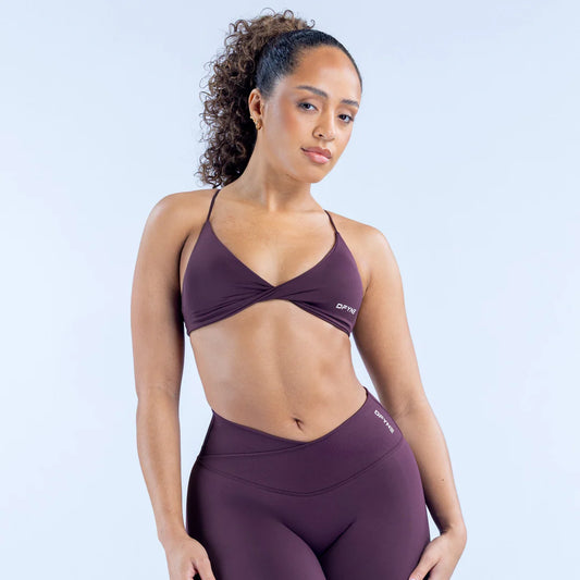 Vision Twist Front Sports Bra Fig
