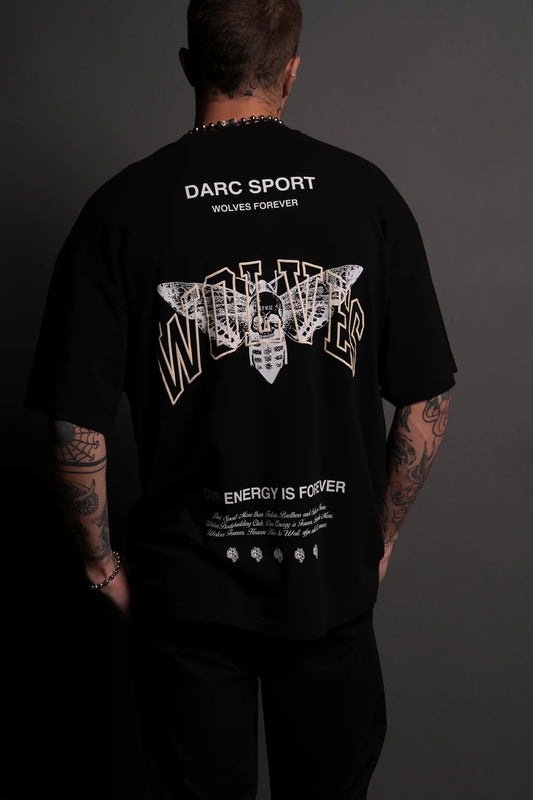DEATH MOTH FOREVER "PREMIUM"
OVERSIZED TEE IN BLACK