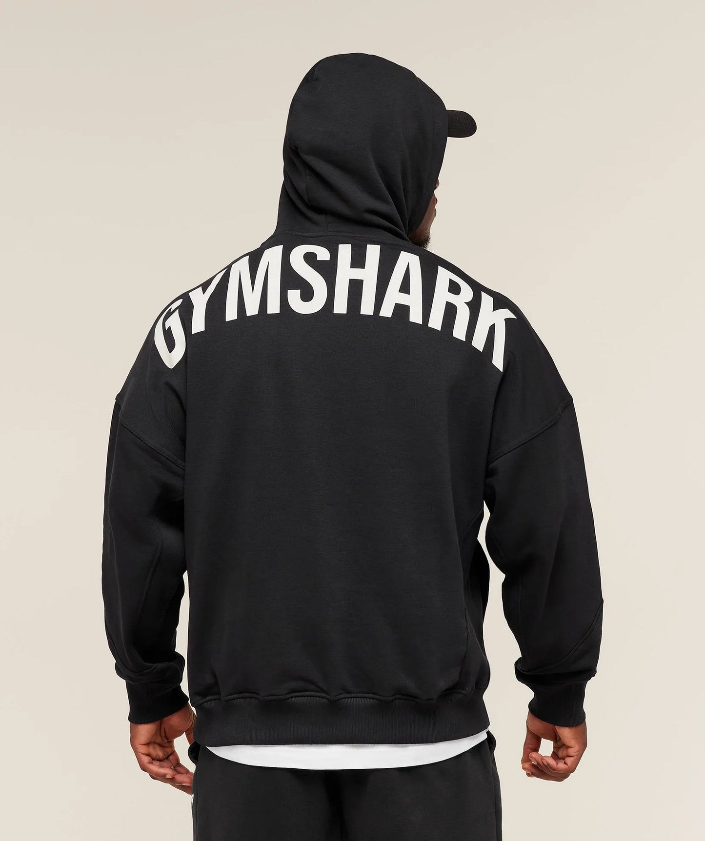 POWER HOODIE Black/Oat White