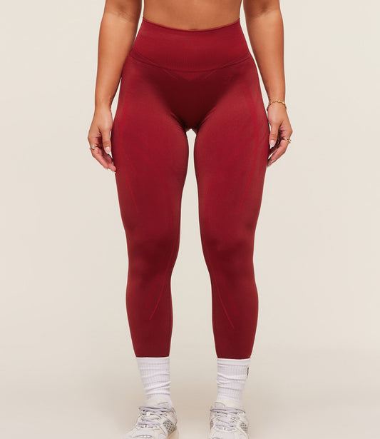 Gymshark x Analis Seamless Leggings - Reps Red/Carmine Red