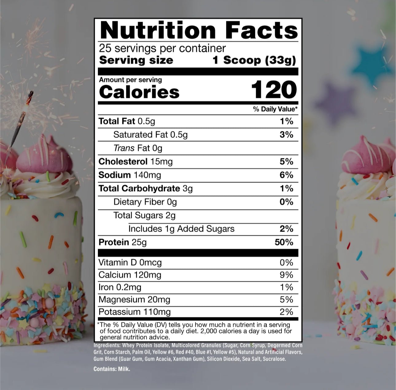 RAW CBUM Itholate Protein 2lb Birthday Cake