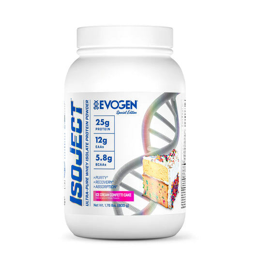 EVOGEN Isoject 2lb Ice Cream Confetti Cake