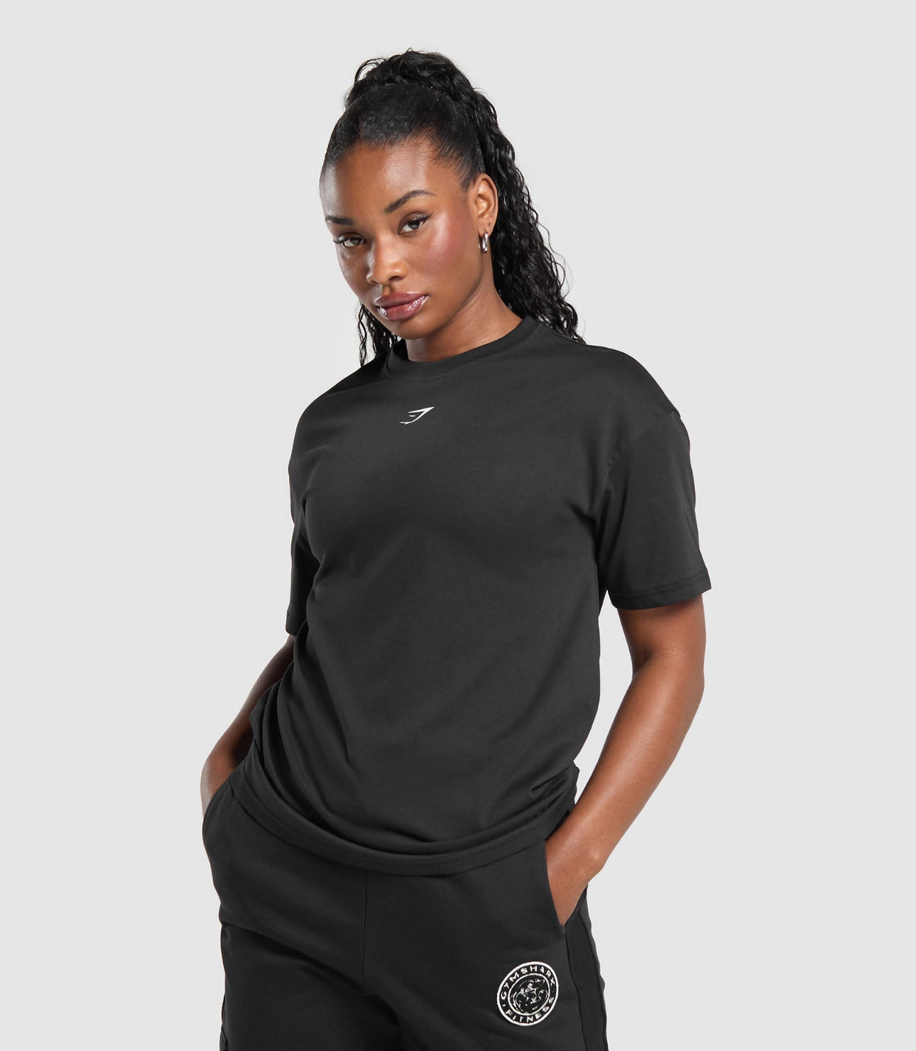 Power Oversized T-Shirt - Black
