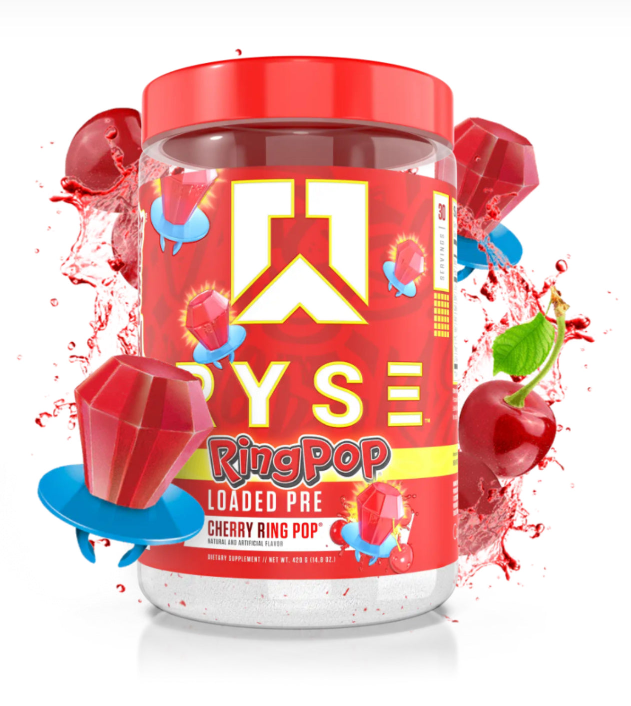RYSE Loaded Pre Cherry Ring Pop
