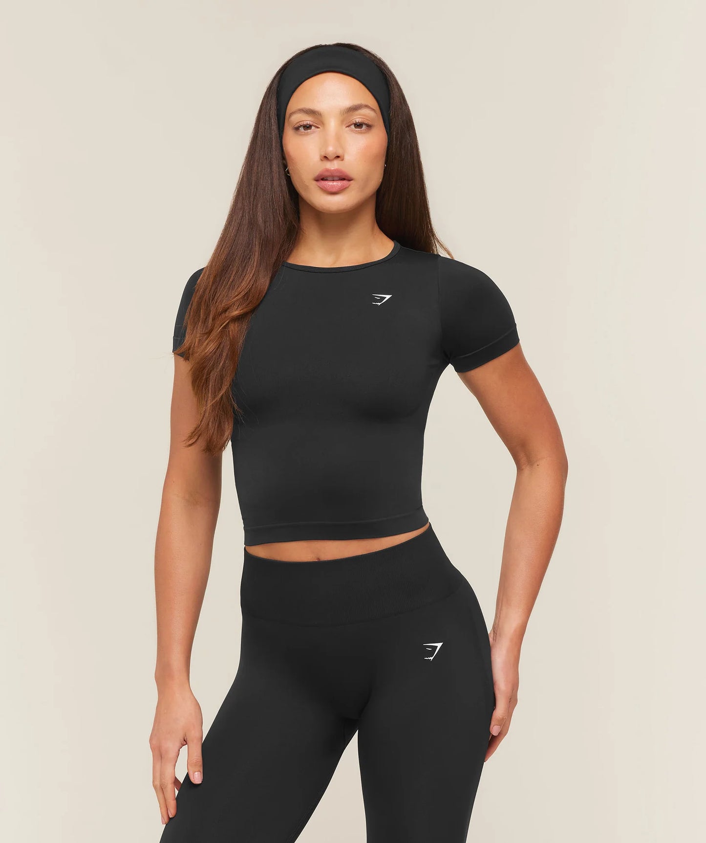 EVERYDAY SEAMLESS SHORT SLEEVE TOP Black