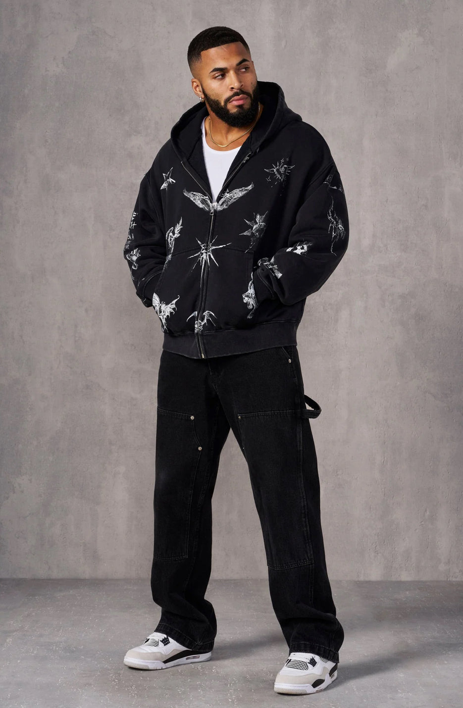 5061 - Inked Zip-up Hoodies