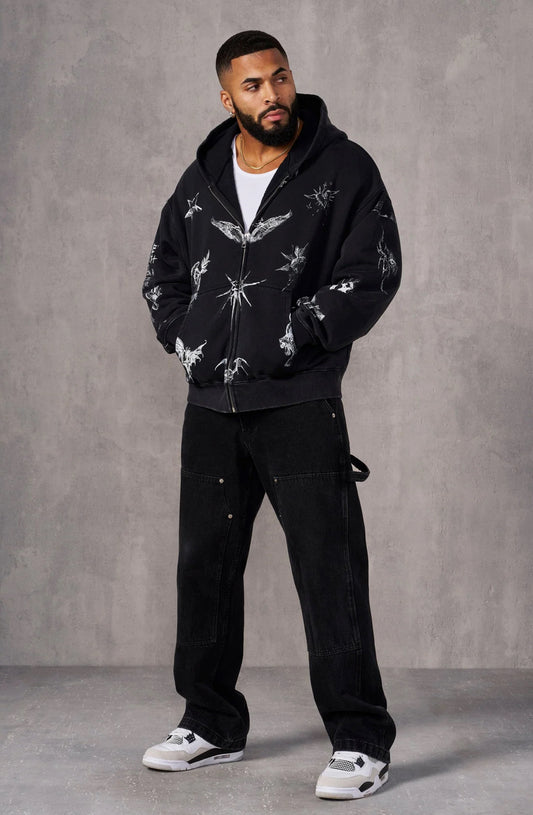 5061 - Inked Zip-up Hoodies