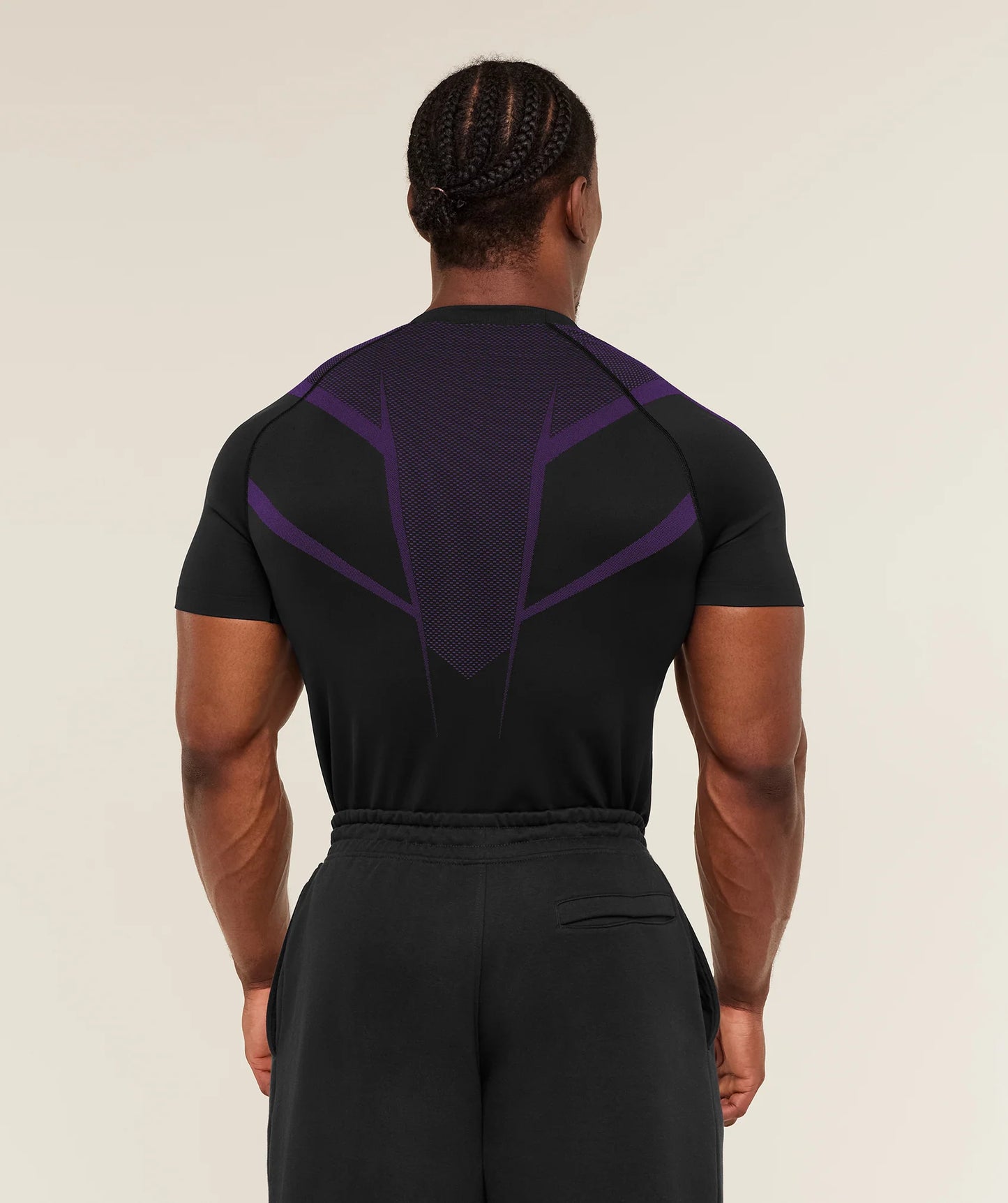 Onyx 5.0 Seamless T-Shirt
Black/Athletic Purple