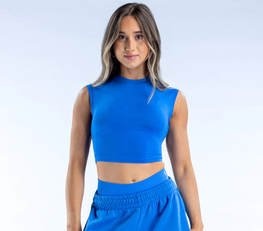 Signature Baby Tee Electric Blue