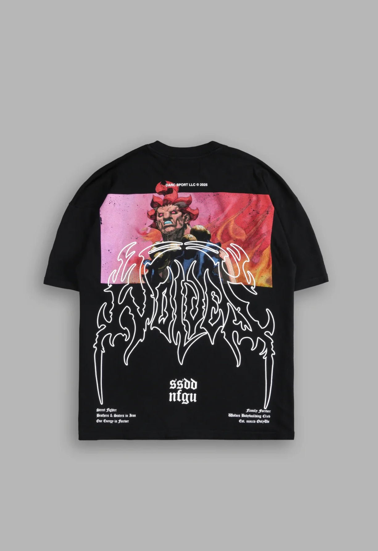 AKUMA FOREVER "PREMIUM" OVERSIZED TEE IN BLACK