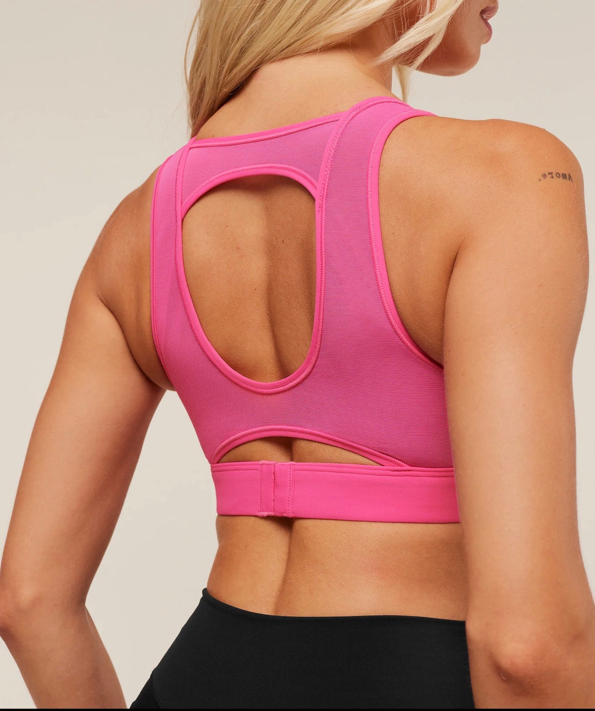 MESH BACK SPORTS BRA