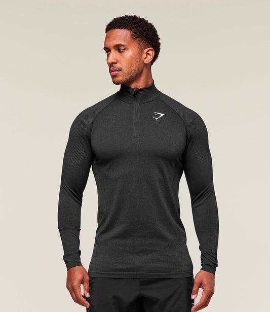 Vital 1/4 Zip - Black/Silhouette Grey