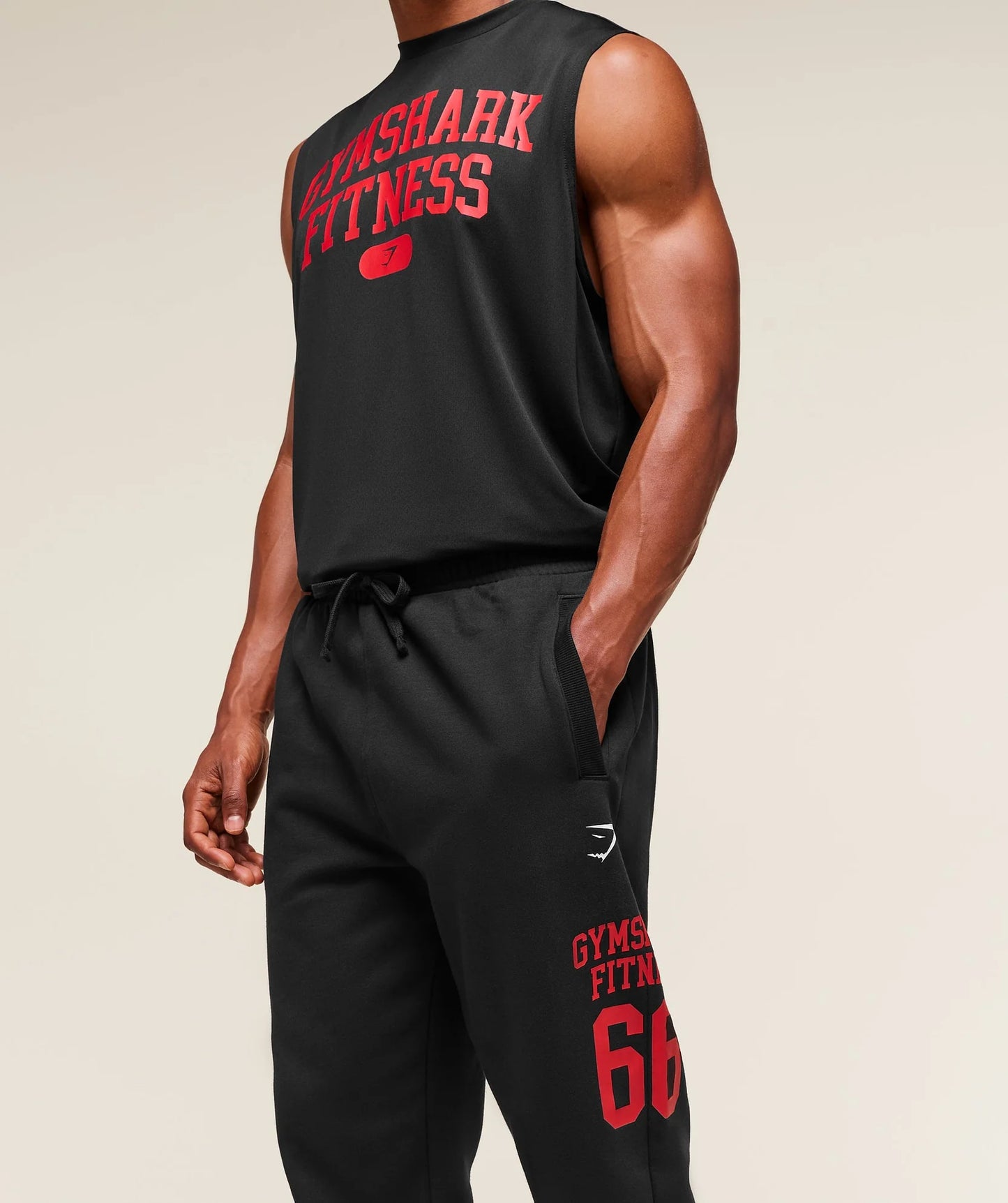 Varsity Oversized Jogger - Black