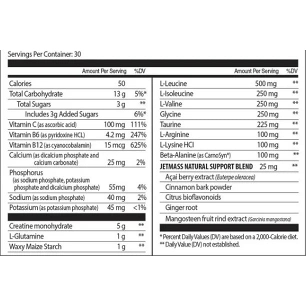 GAT JET MASS 30 SERV TROPICAL ICE