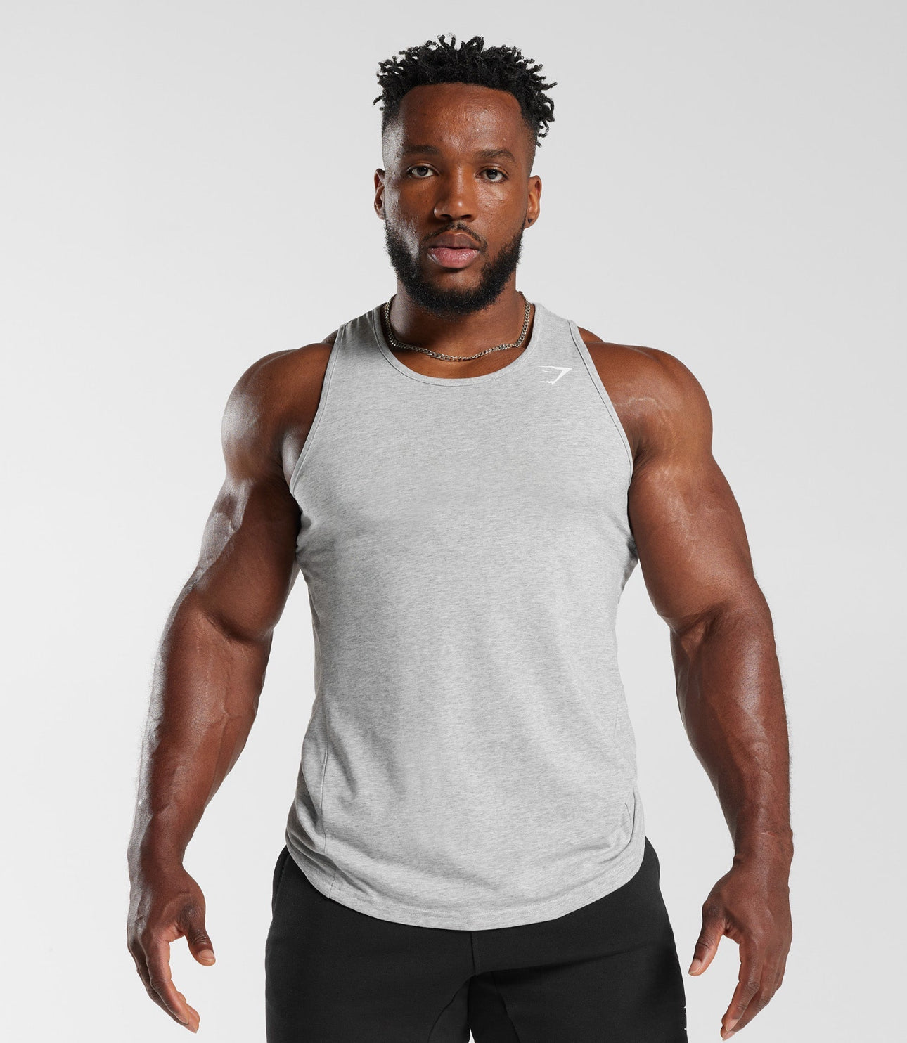 Gymshark Critical Tank - Light Grey Marl