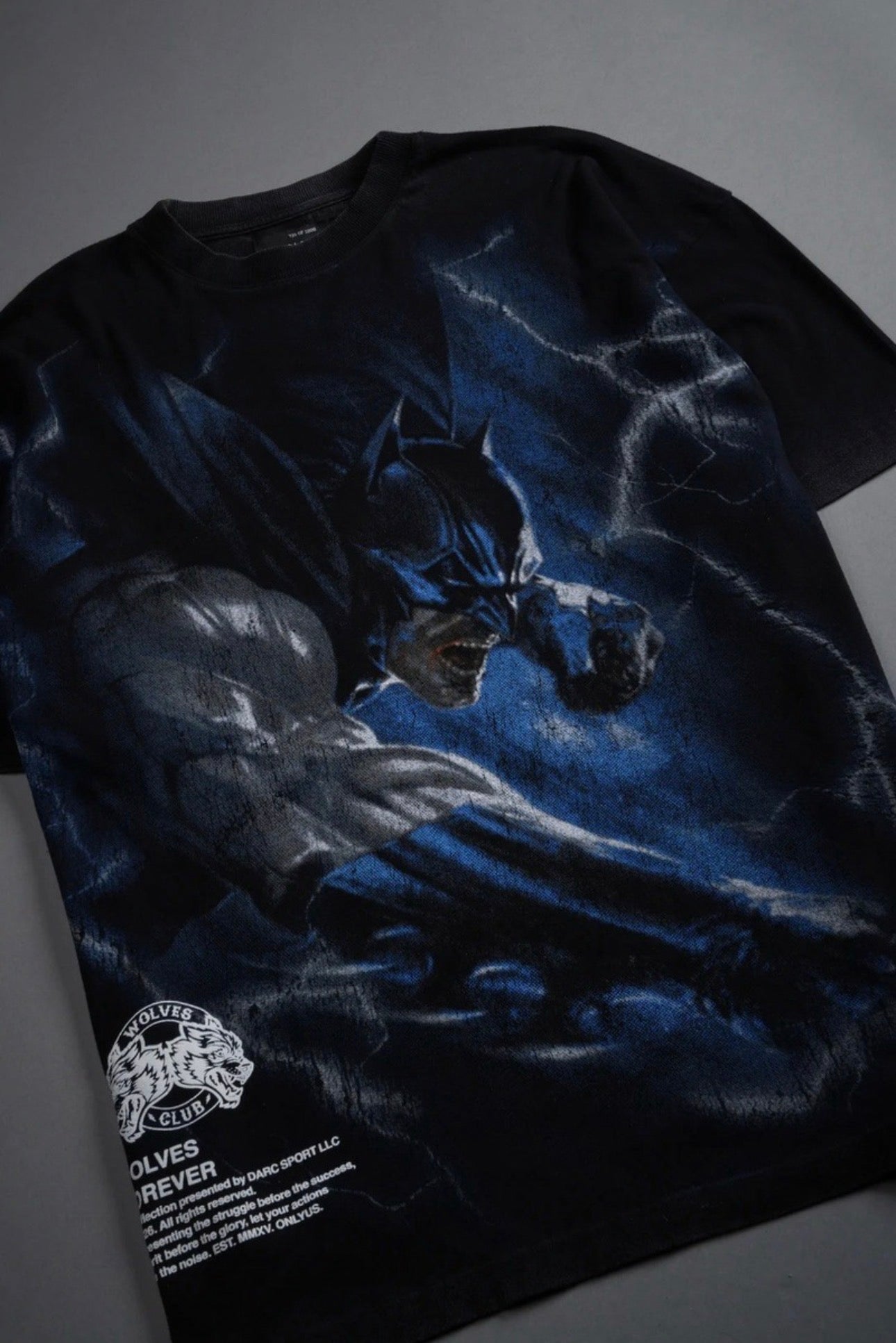 Knight Crusade Premium Oversized Tee in Black